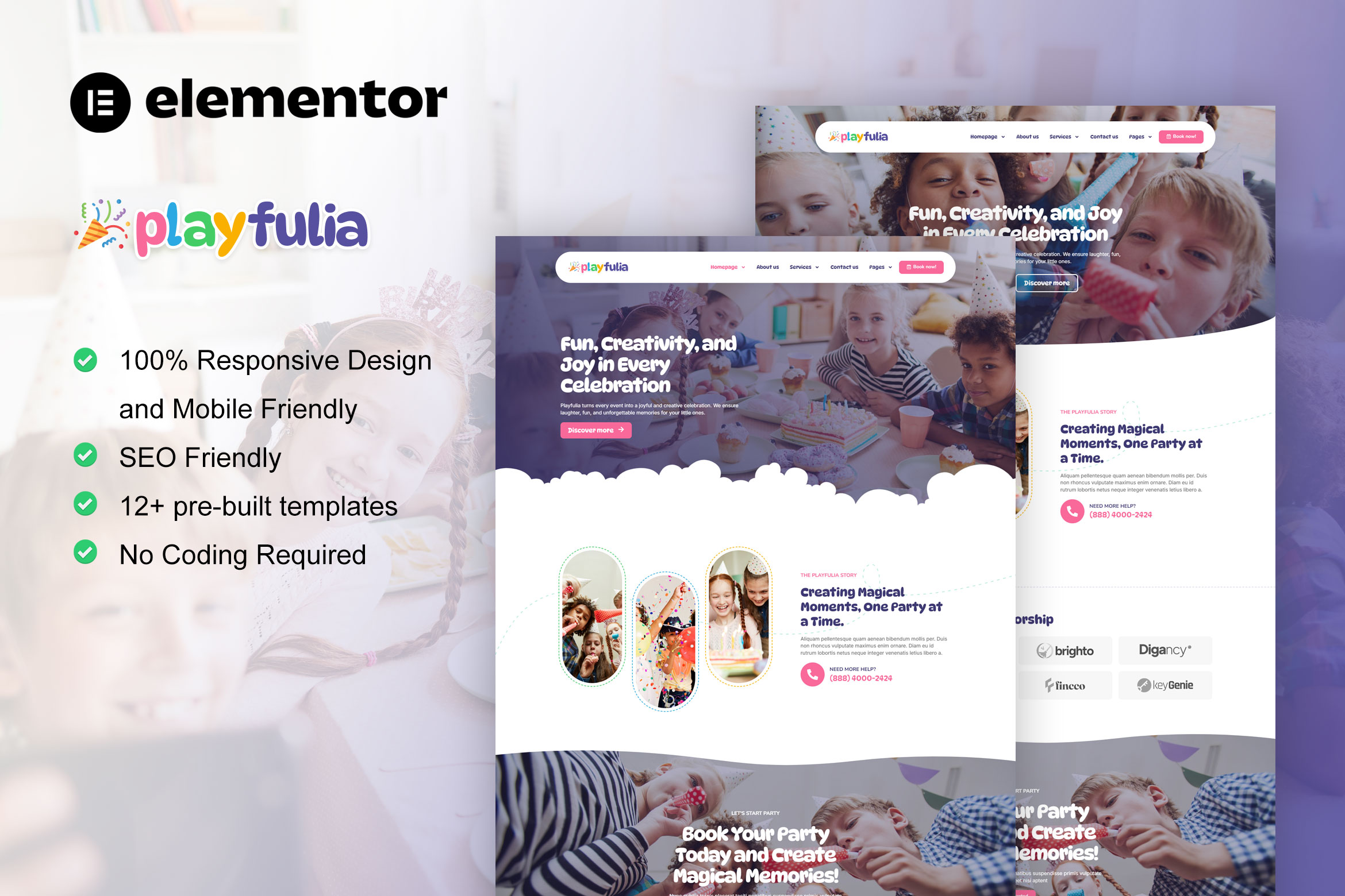 playfulia kids birthday party planner